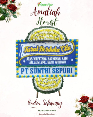 Papan Bunga Duka di Landasan Ulin